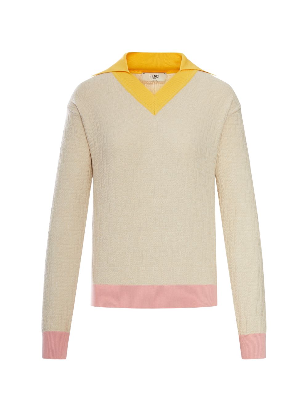 Fendi Women Cotton And Silk Blend Sweater FENDI