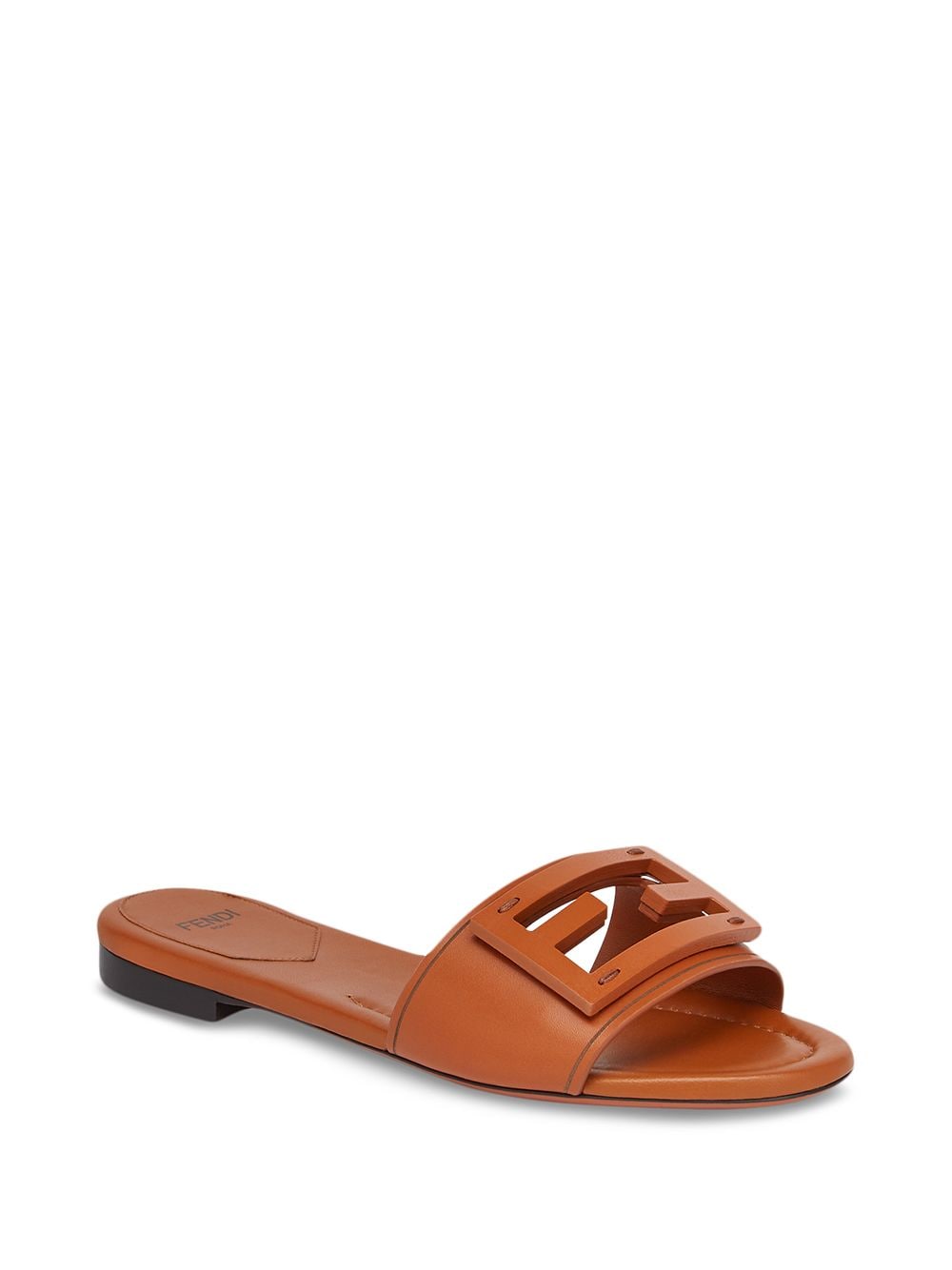 Fendi Women Baguette Leather Slides FENDI
