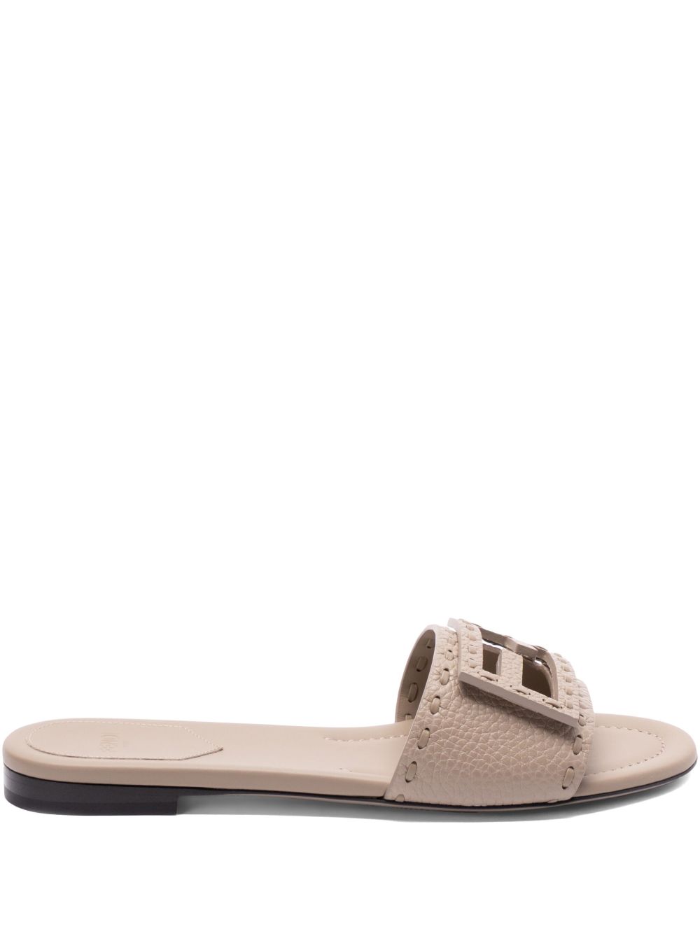 Fendi Women Baguette Leather Slides
