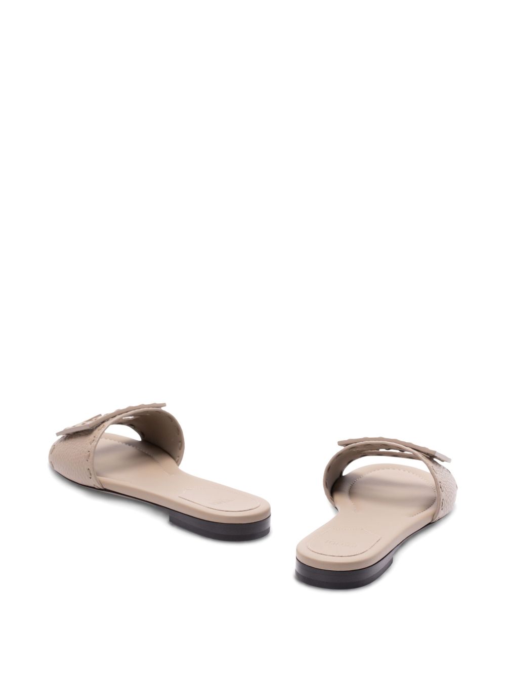 Fendi Women Baguette Leather Slides