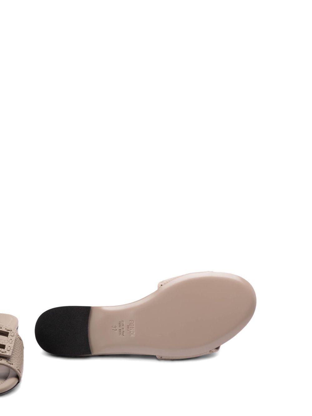 Fendi Women Baguette Leather Slides