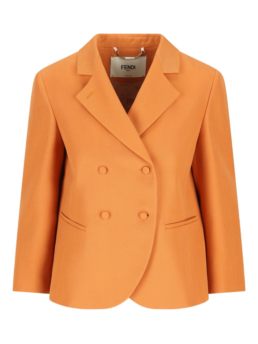 Fendi Women Wool Double-Breasted Jacket FENDI