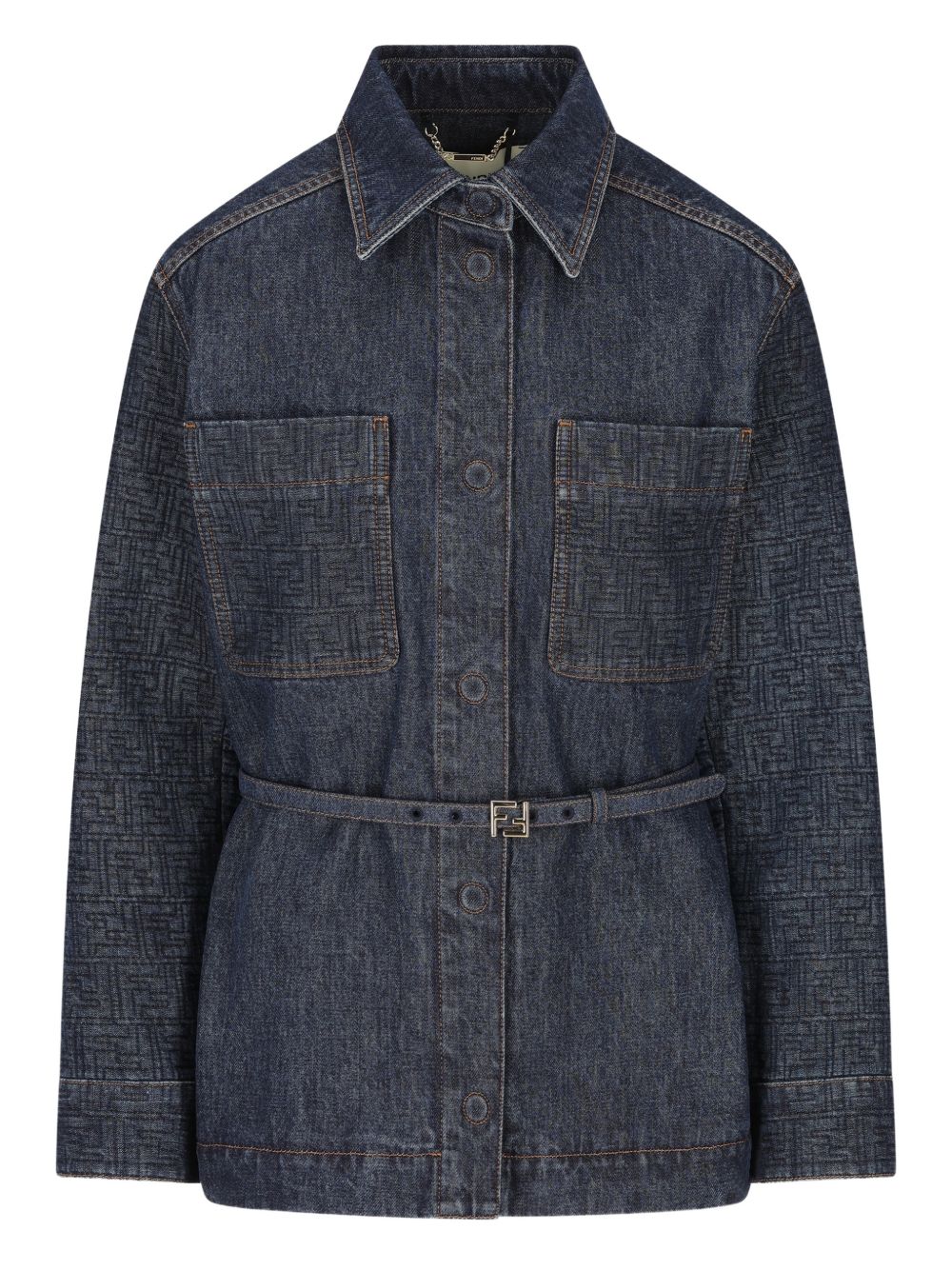 Fendi Women Denim Cotton Jacket FENDI