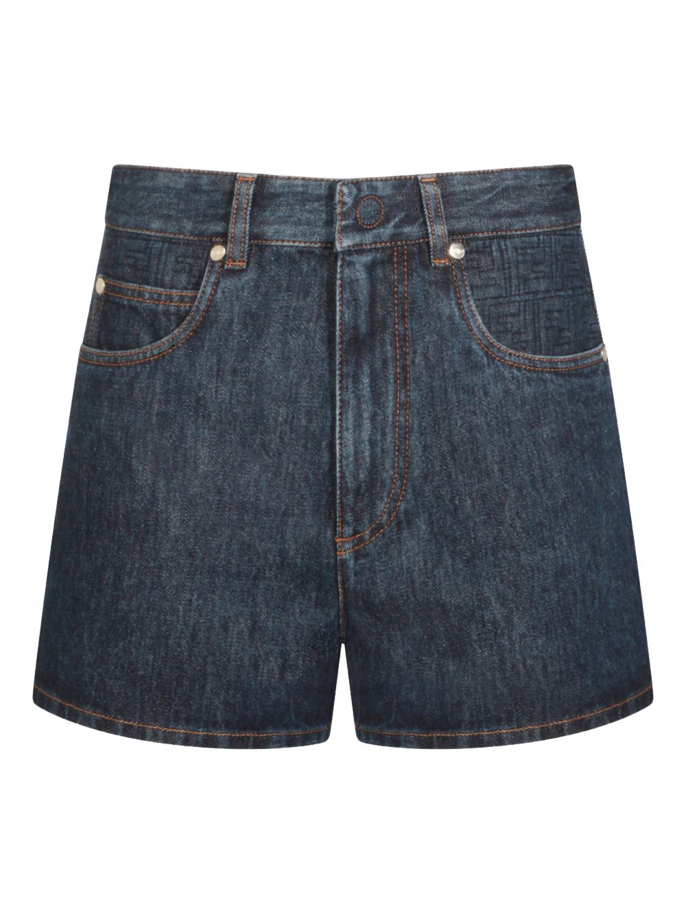 Fendi Women Denim Cotton Shorts FENDI
