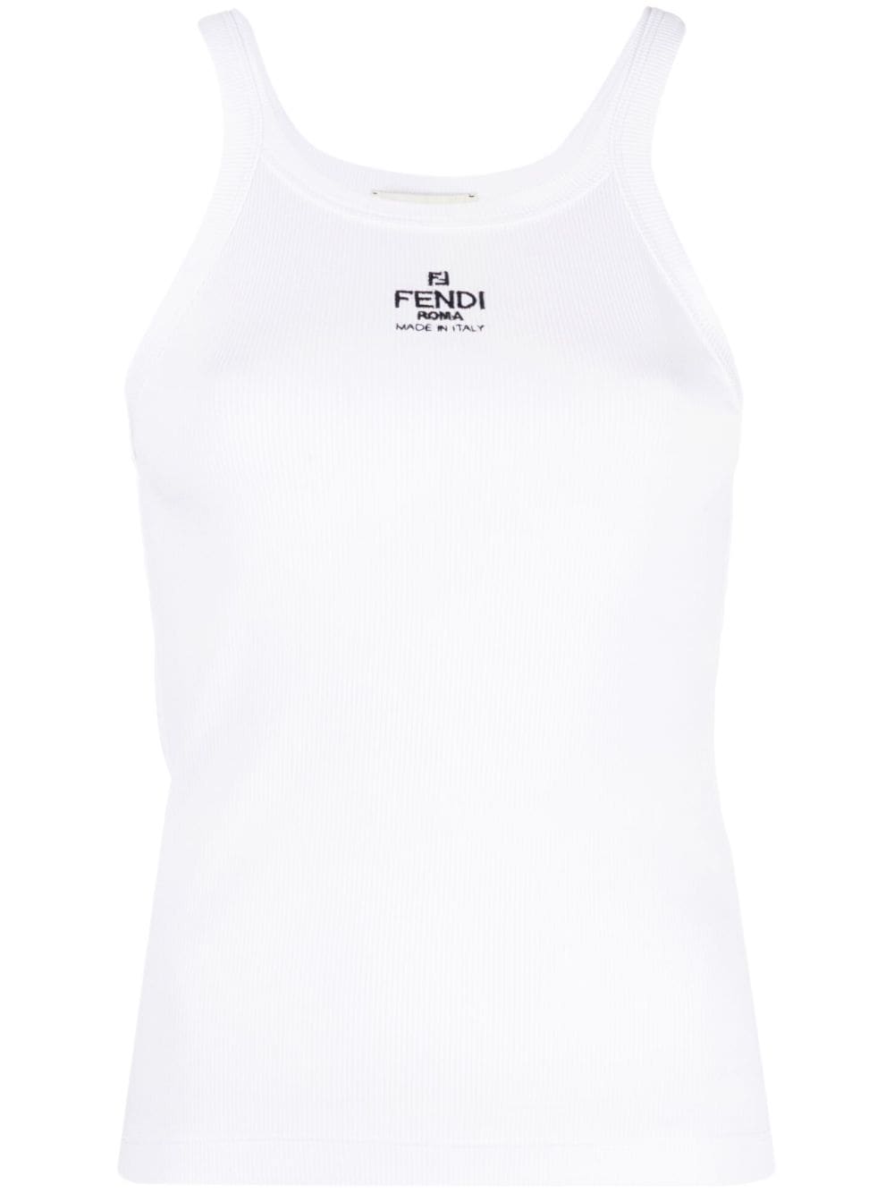 Fendi Women Logo Cotton Tank Top