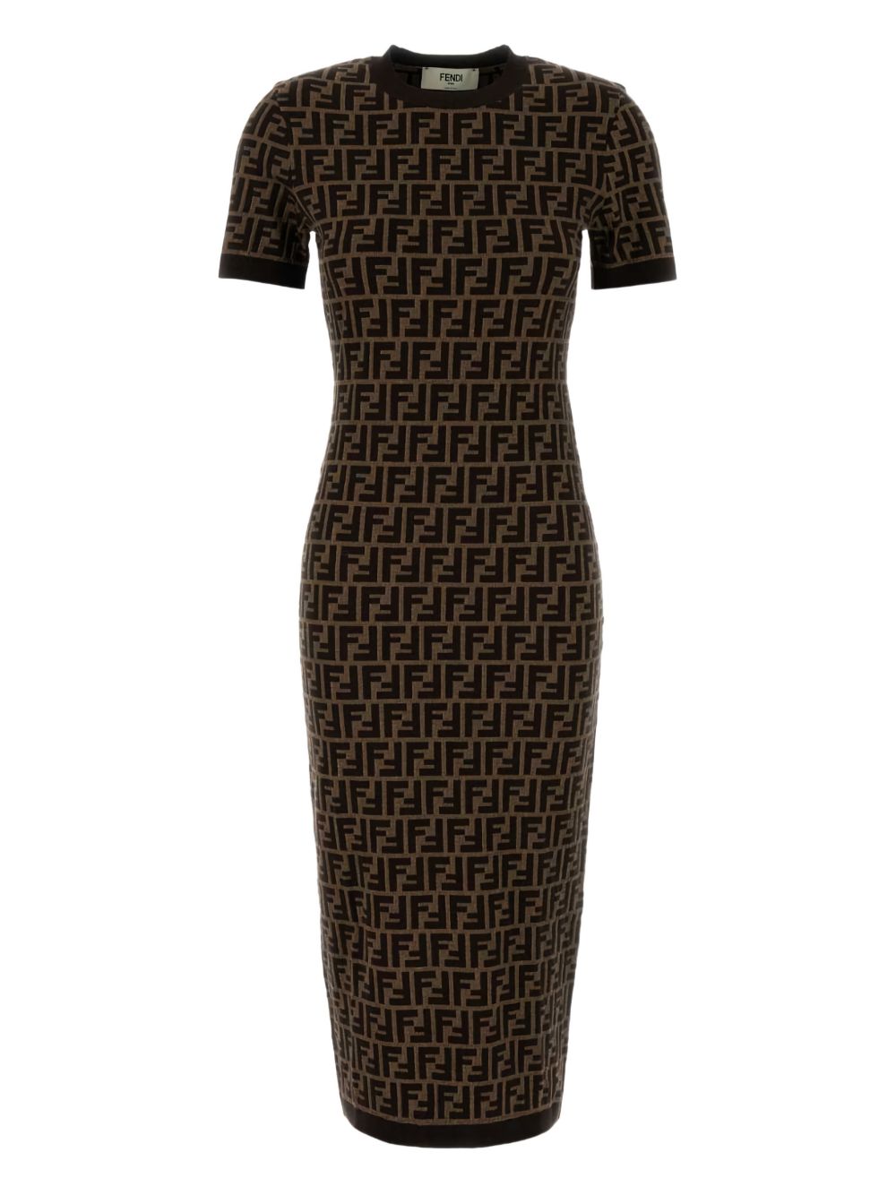Fendi Women Ff Cotton Dress FENDI