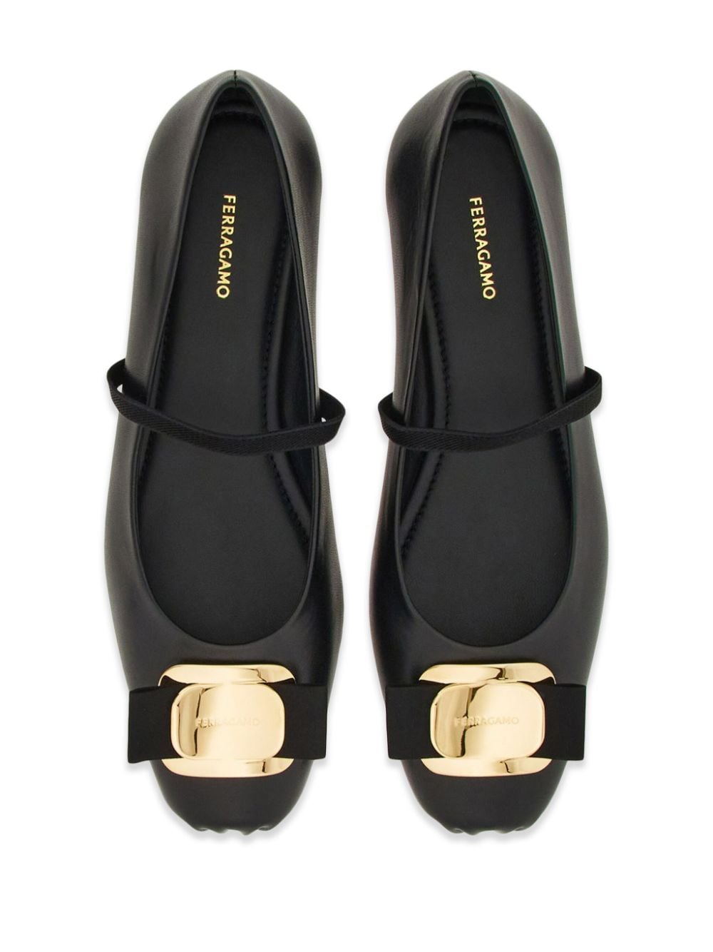Ferragamo Women Vara Leather Ballets FERRAGAMO