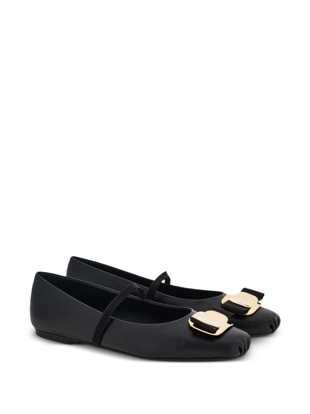 Ferragamo Women Vara Leather Ballets FERRAGAMO