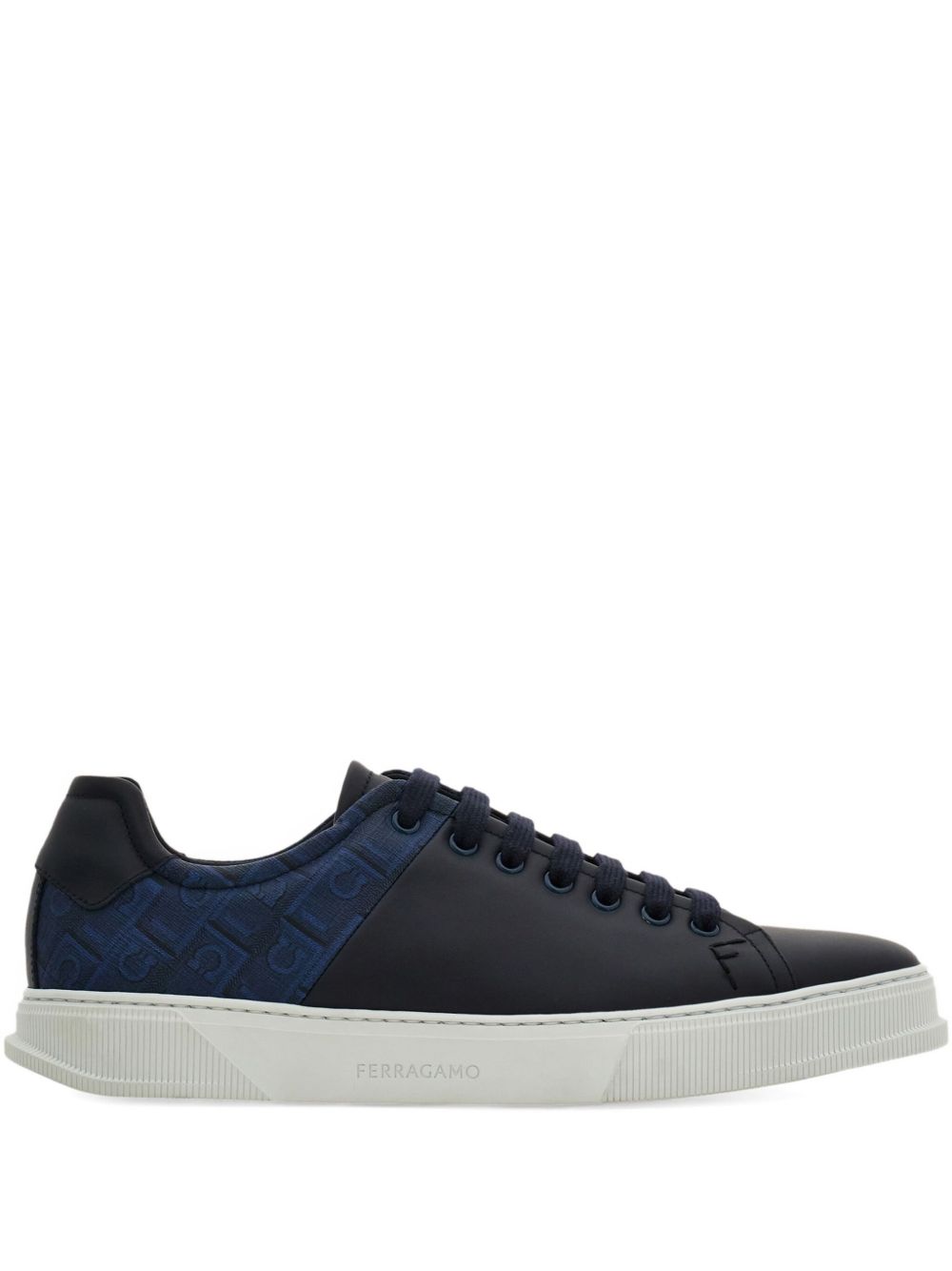 Ferragamo Men Leather Sneakers FERRAGAMO