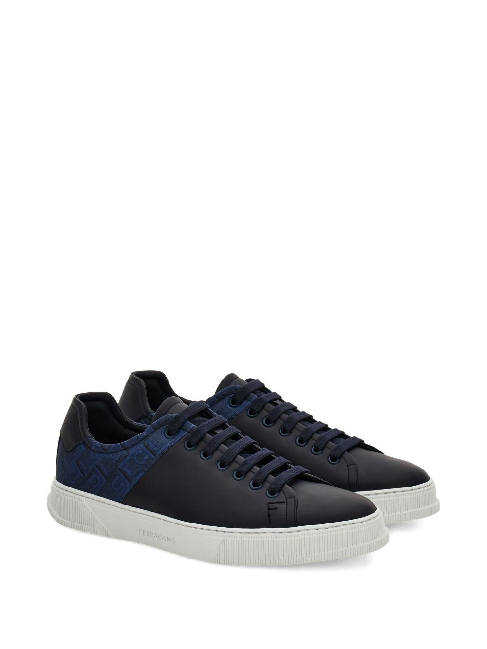 Ferragamo Men Leather Sneakers FERRAGAMO