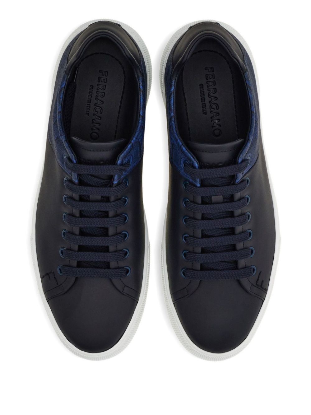 Ferragamo Men Leather Sneakers FERRAGAMO