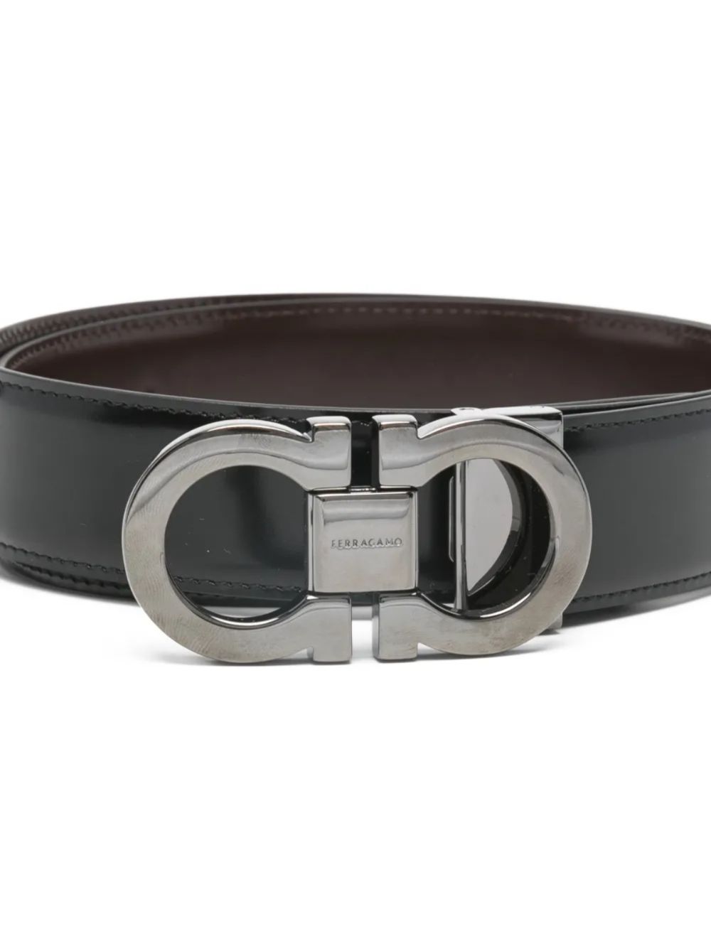 Ferragamo Men Gancini Leather Belt FERRAGAMO