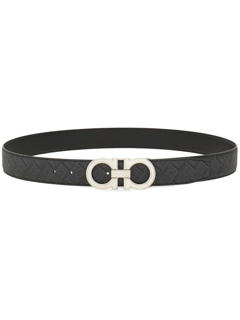 Ferragamo Men Gancini Leather Belt