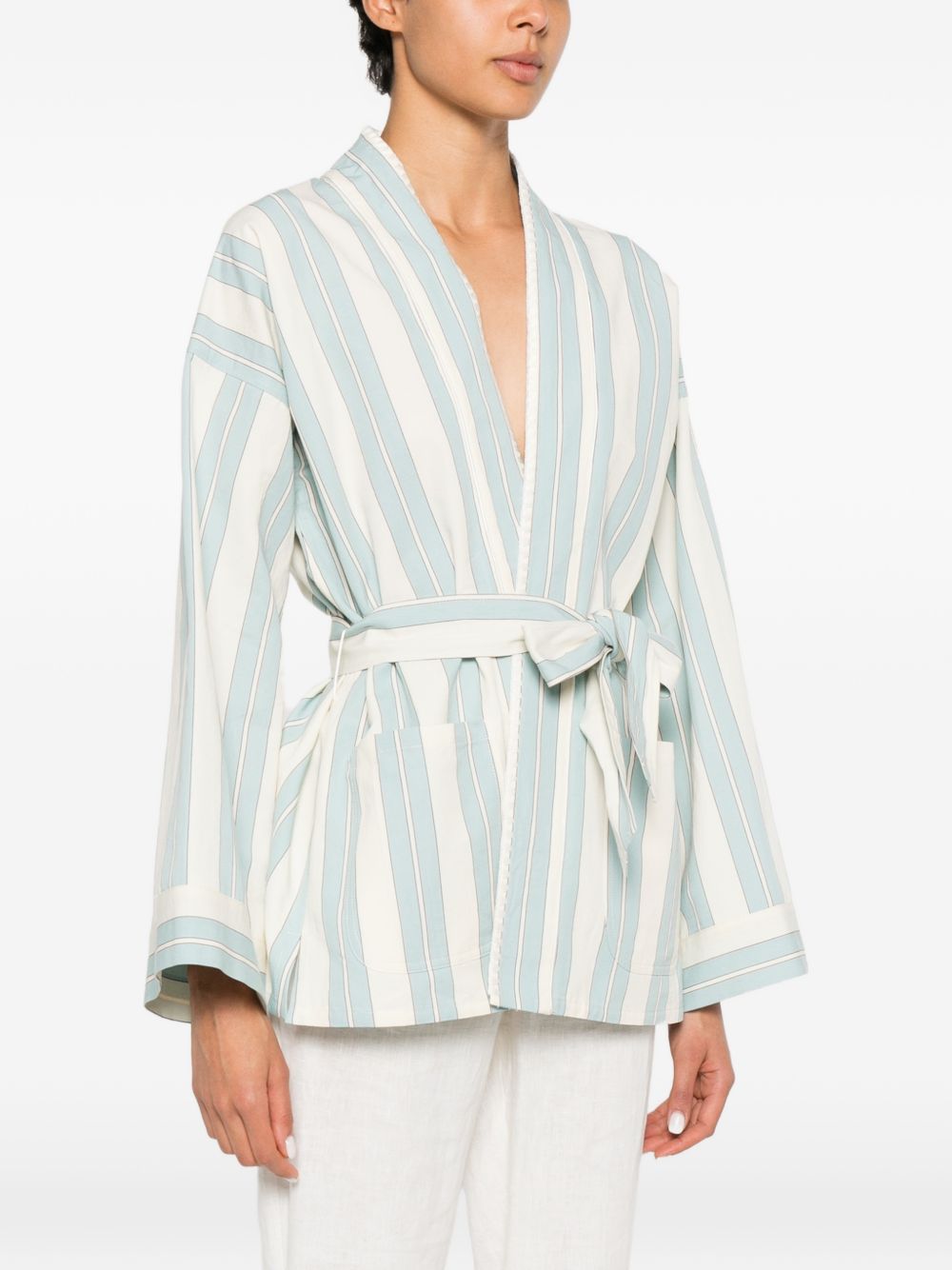 Forte Forte Women Striped Kimono Jacket