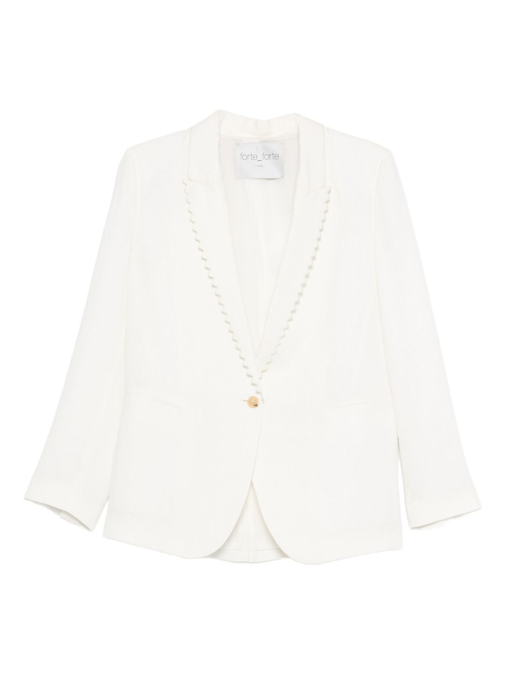 Forte Forte Women Linen Single-Breasted Jacket FORTE FORTE