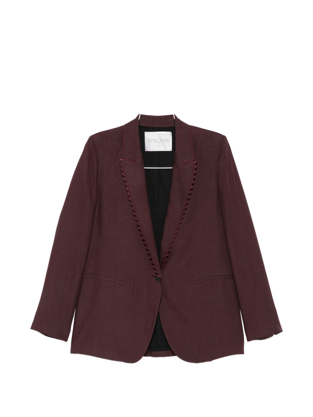 Forte Forte Women Linen Single-Breasted Jacket FORTE FORTE