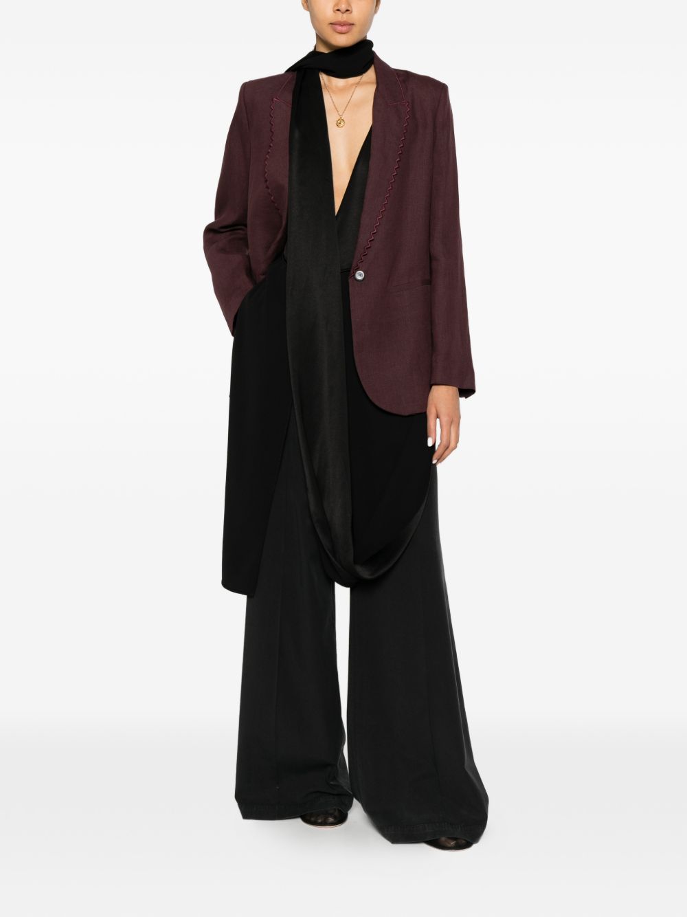 Forte Forte Women Linen Single-Breasted Jacket FORTE FORTE