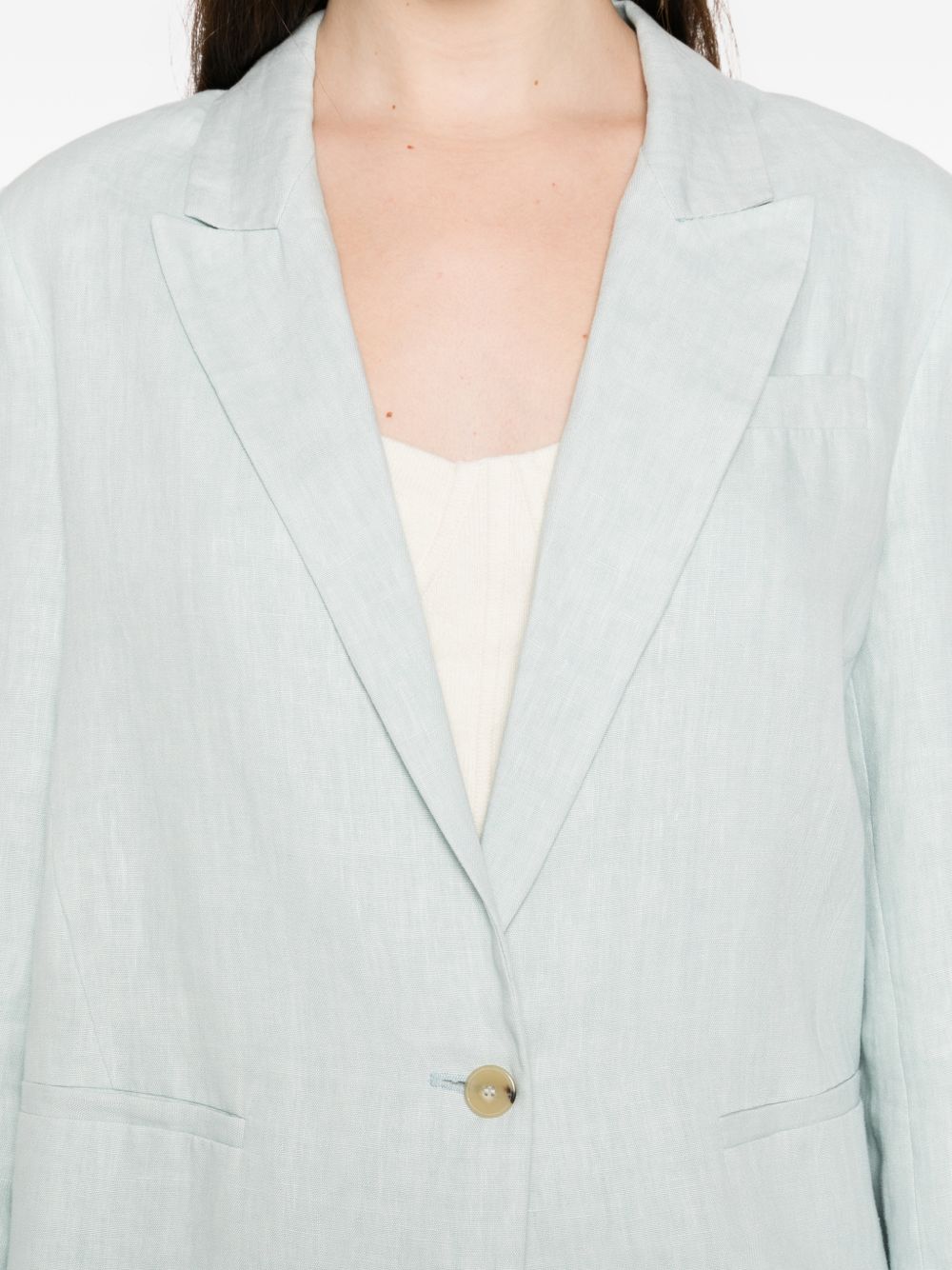 Forte Forte Women Linen Single-Breasted Jacket FORTE FORTE