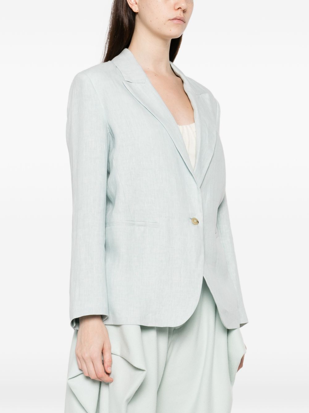 Forte Forte Women Linen Single-Breasted Jacket FORTE FORTE