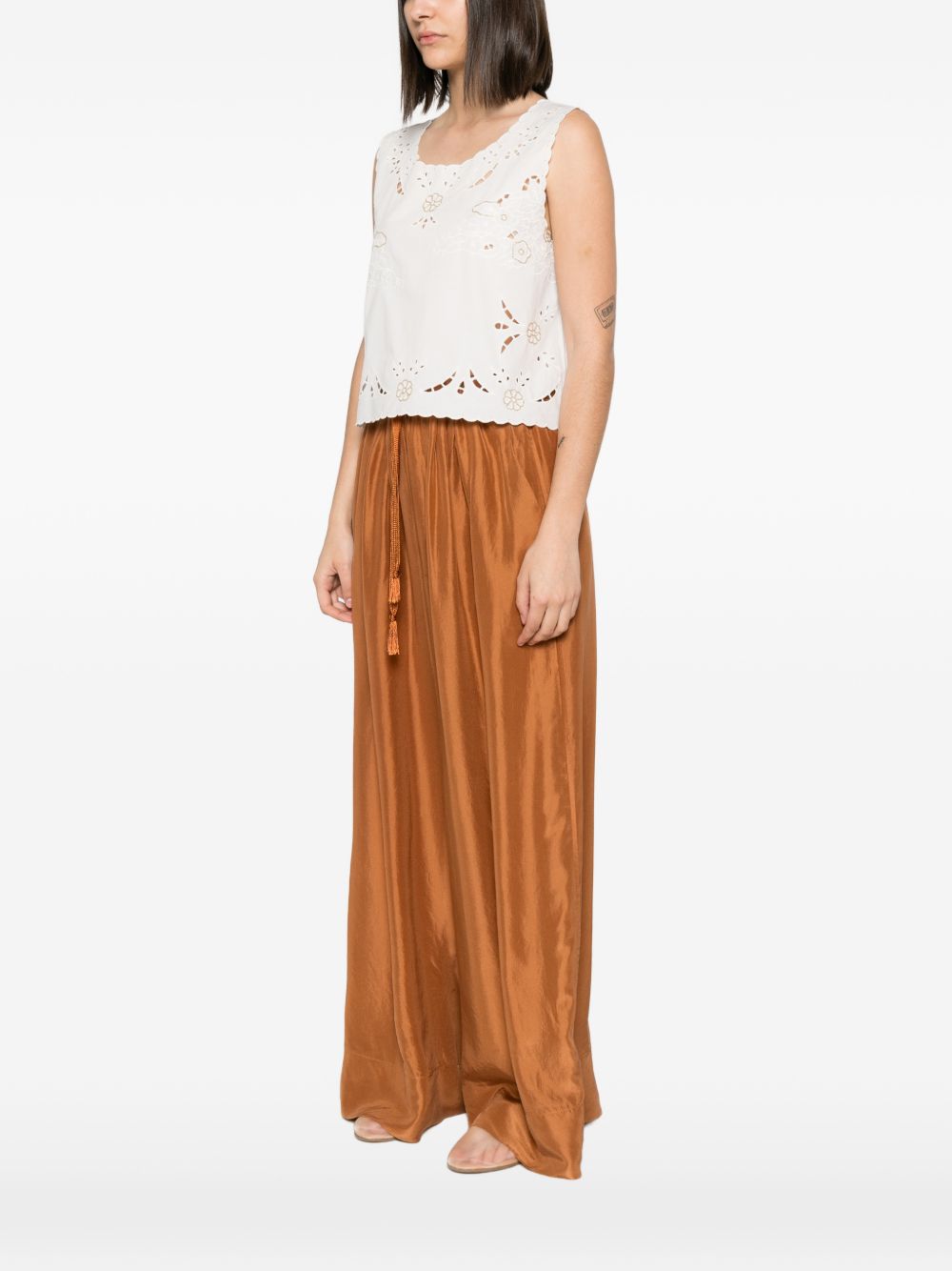 Forte Forte Women Embroidered Cotton Top FORTE FORTE
