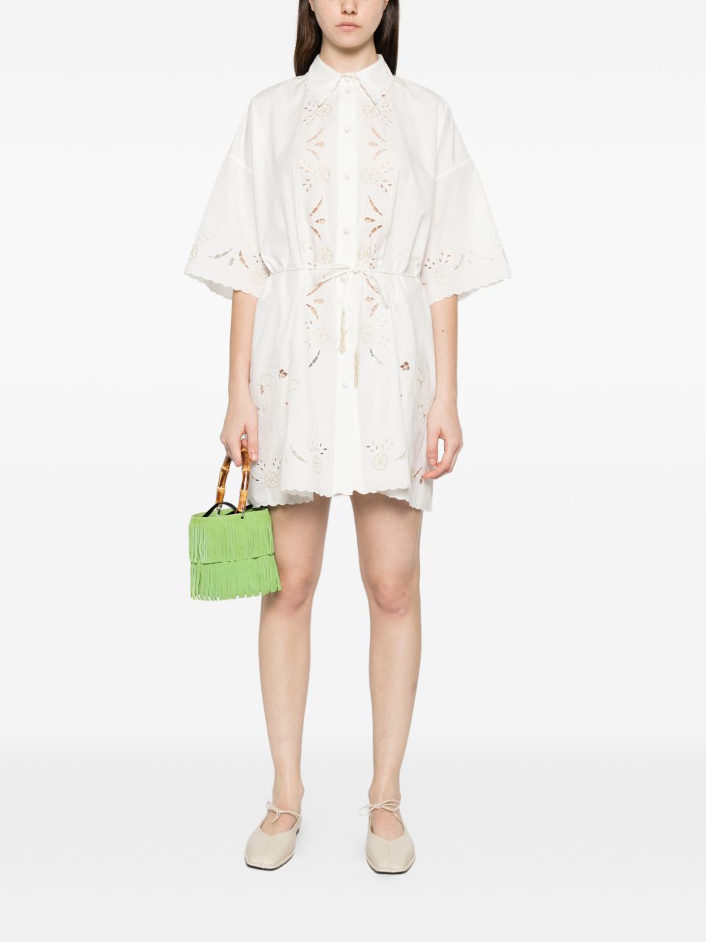 Forte Forte Women Embroidered Cotton Shirtdress FORTE FORTE
