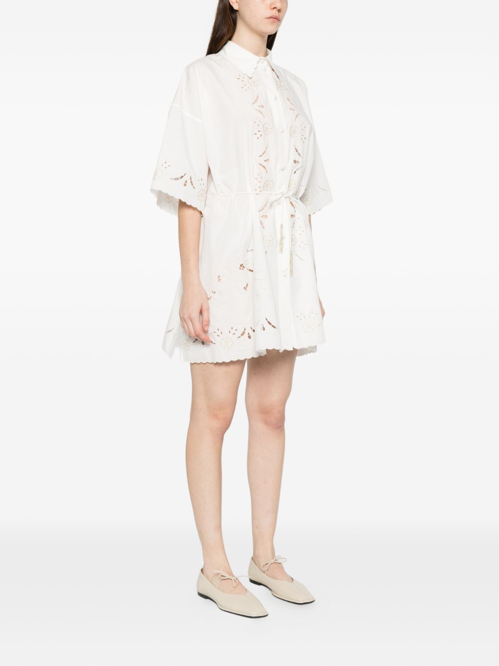 Forte Forte Women Embroidered Cotton Shirtdress FORTE FORTE