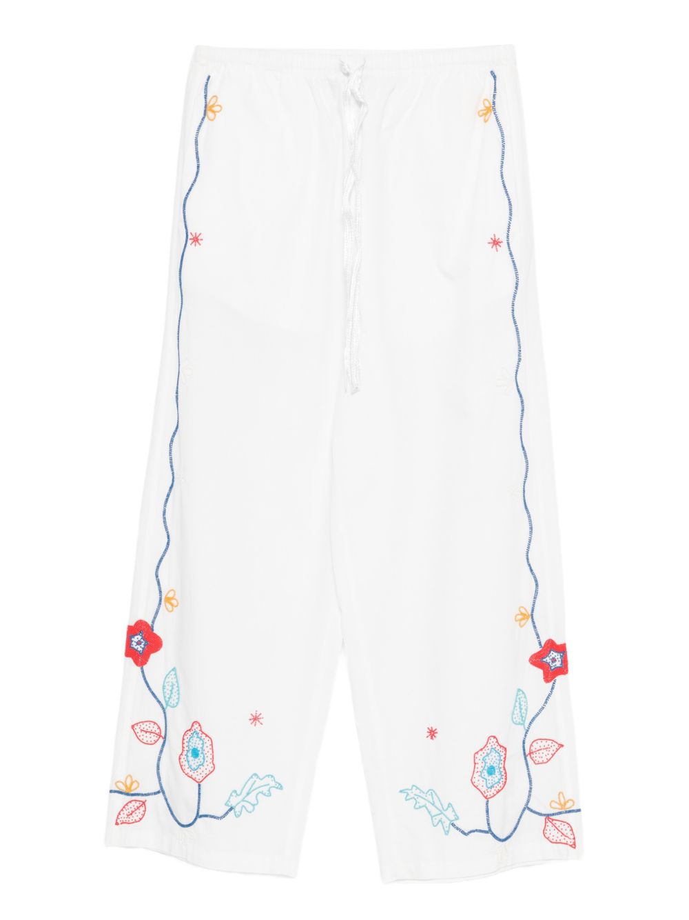 Forte Forte Women Embroidered Cotton Trousers FORTE FORTE