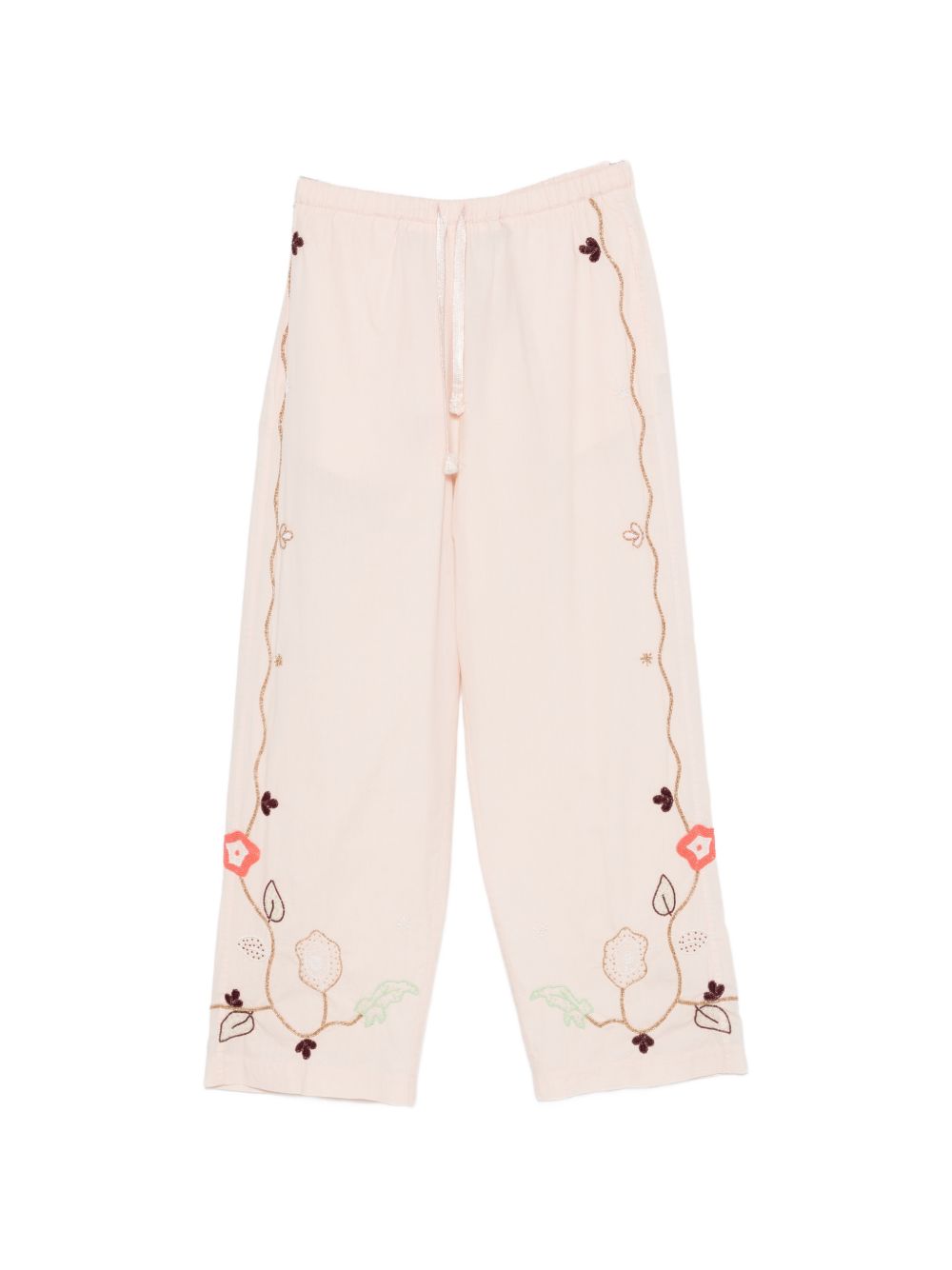 Forte Forte Women Embroidered Cotton Trousers FORTE FORTE