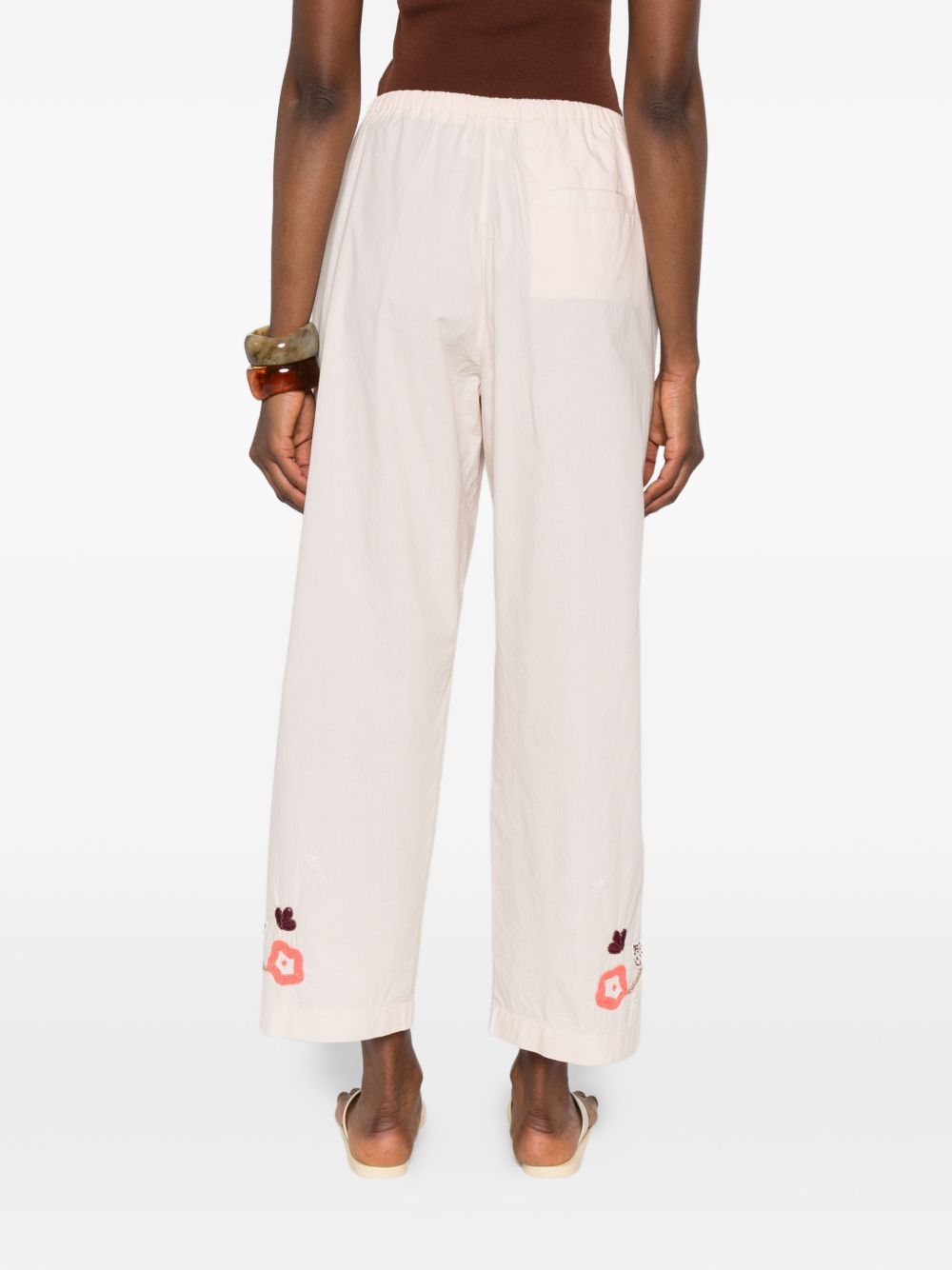 Forte Forte Women Embroidered Cotton Trousers FORTE FORTE