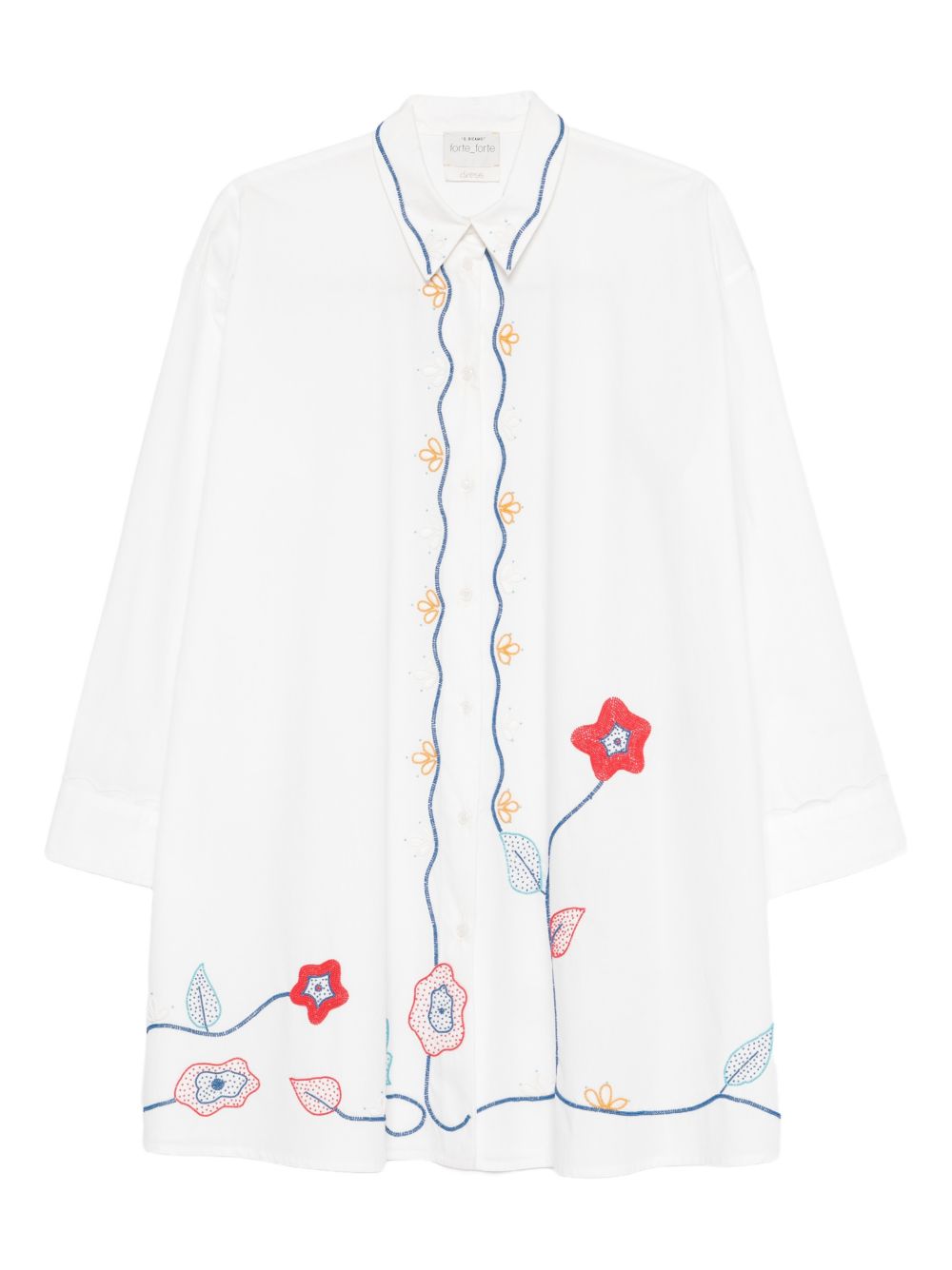 Forte Forte Women Embroidered Cotton Shirt