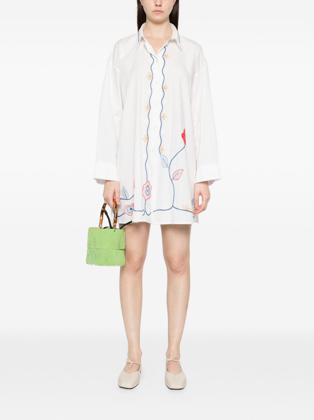 Forte Forte Women Embroidered Cotton Shirt