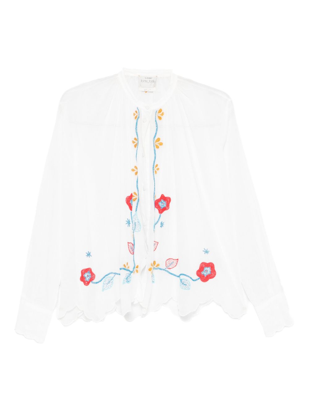 Forte Forte Women Embroidered Cotton Shirt FORTE FORTE