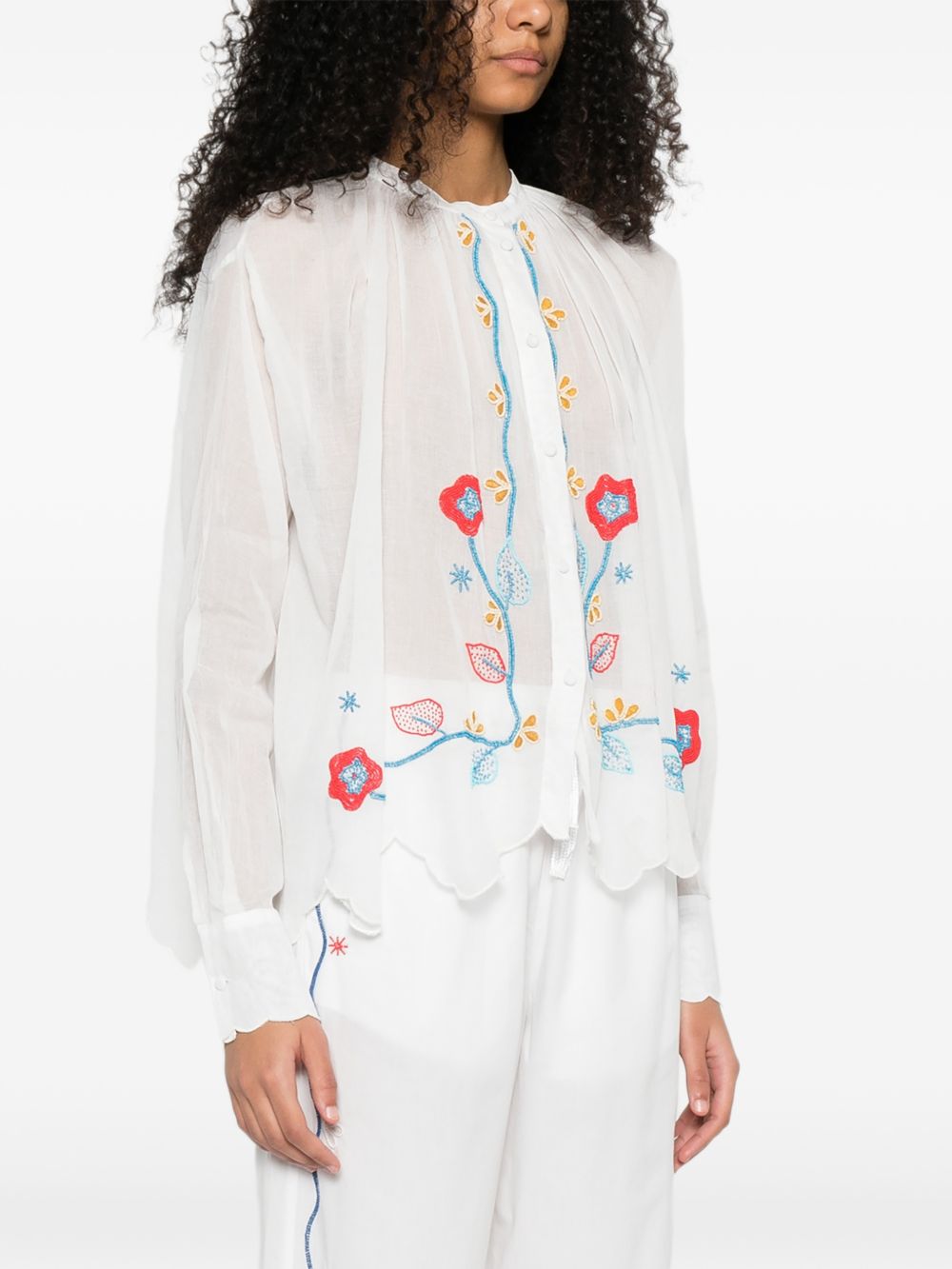 Forte Forte Women Embroidered Cotton Shirt FORTE FORTE