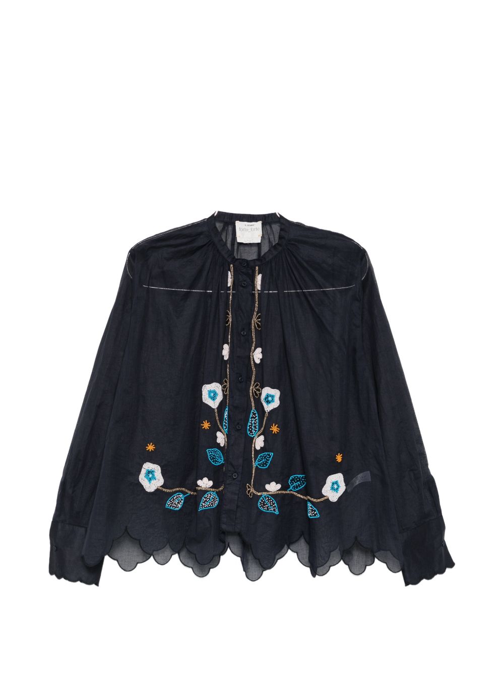 Forte Forte Women Embroidered Cotton Shirt FORTE FORTE