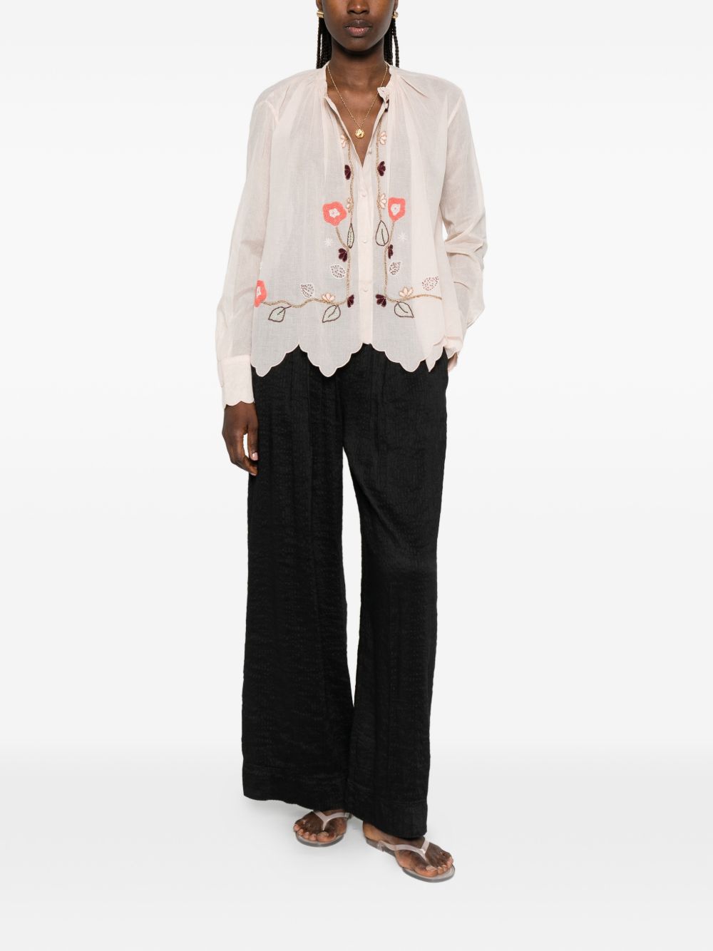 Forte Forte Women Embroidered Cotton Shirt FORTE FORTE
