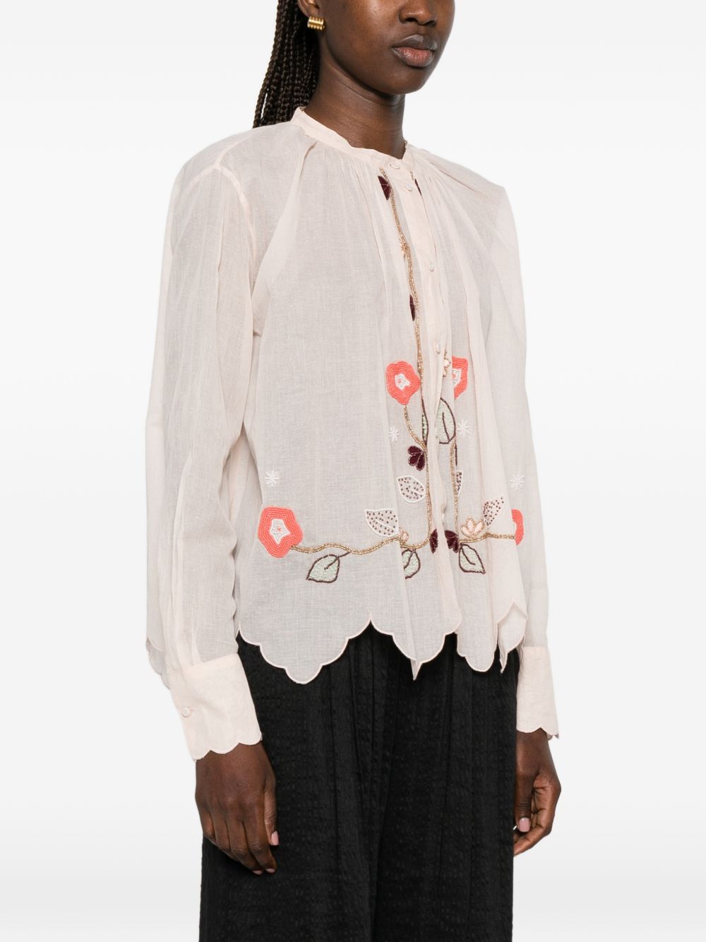 Forte Forte Women Embroidered Cotton Shirt FORTE FORTE