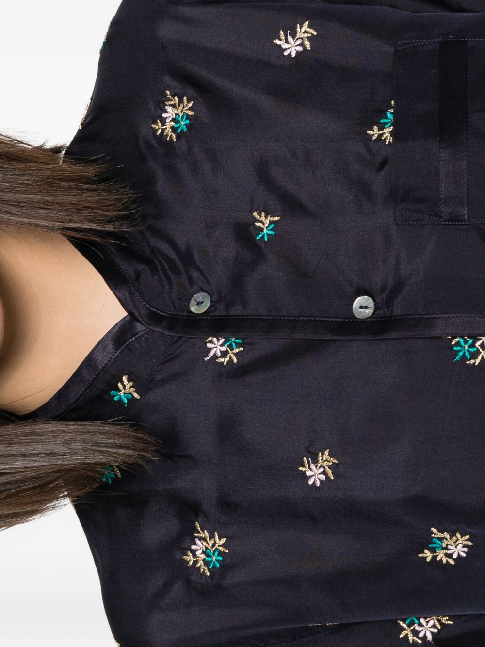 Forte Forte Women Embroidered Silk Shirt FORTE FORTE