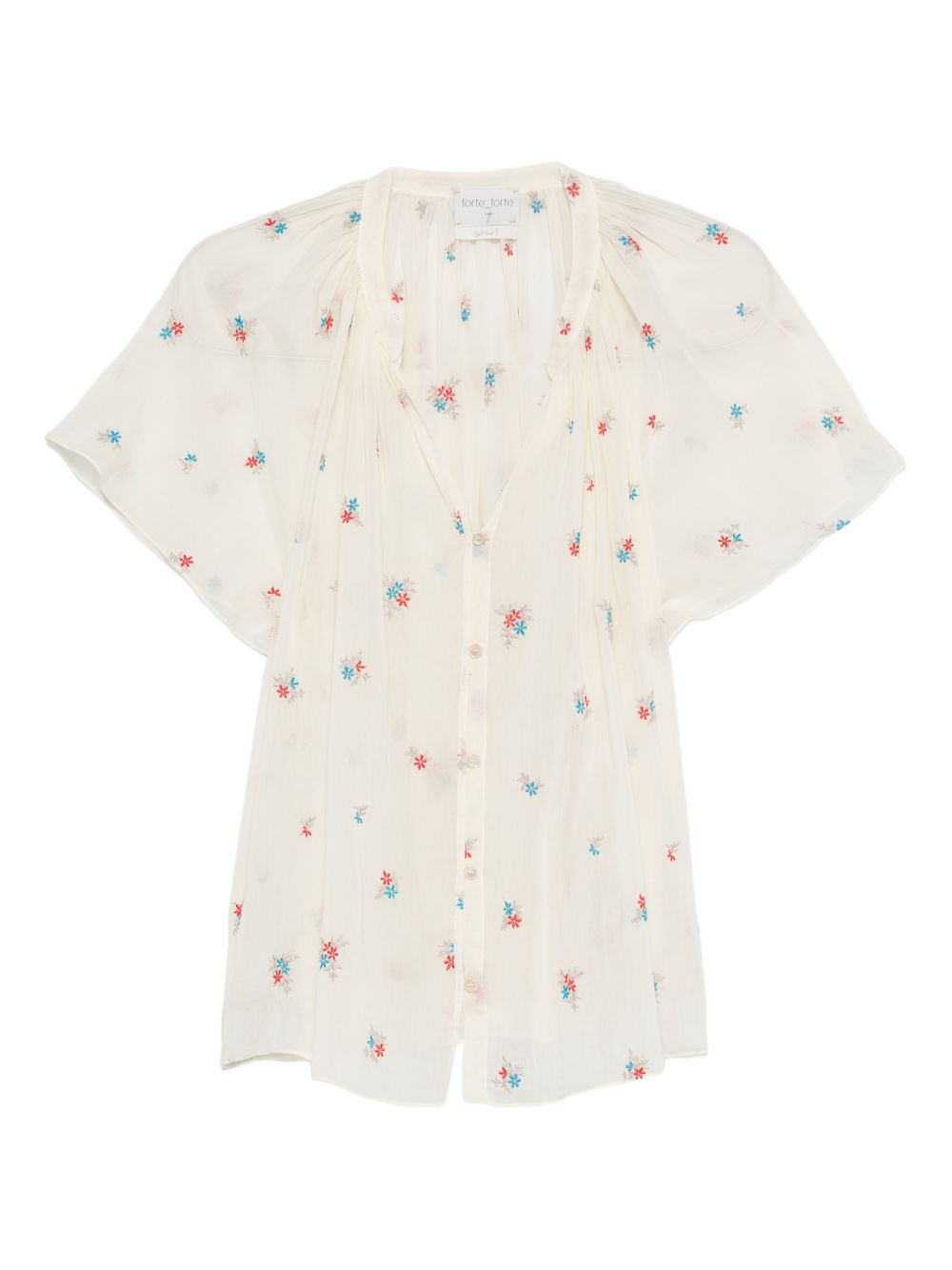 Forte Forte Women Embroidered Cotton Shirt FORTE FORTE