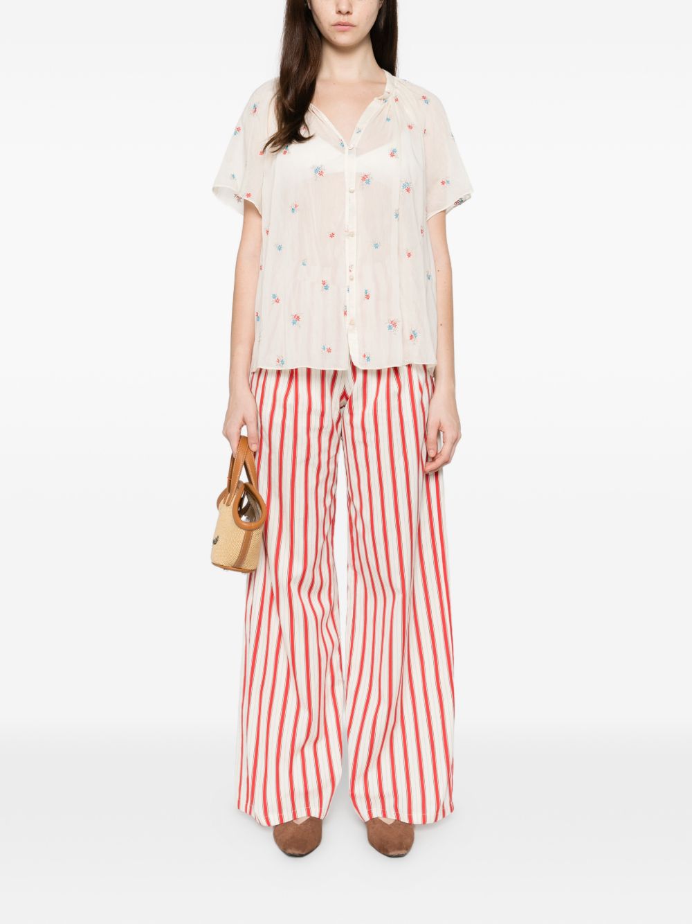 Forte Forte Women Embroidered Cotton Shirt FORTE FORTE