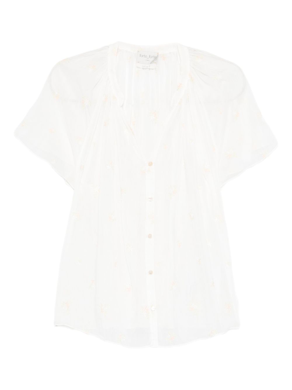 Forte Forte Women Embroidered Cotton Shirt FORTE FORTE