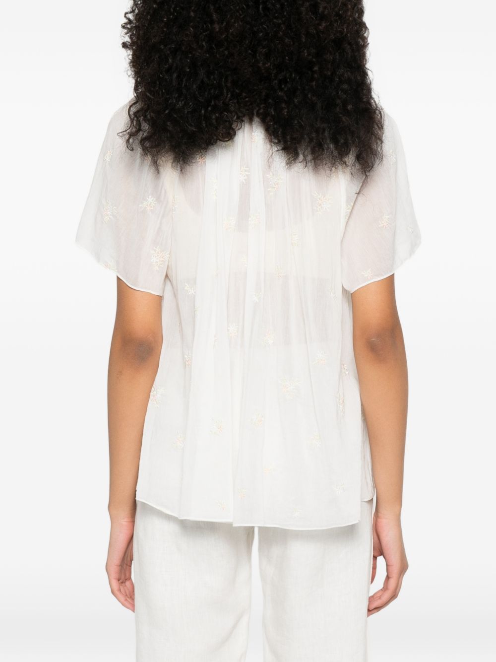 Forte Forte Women Embroidered Cotton Shirt FORTE FORTE