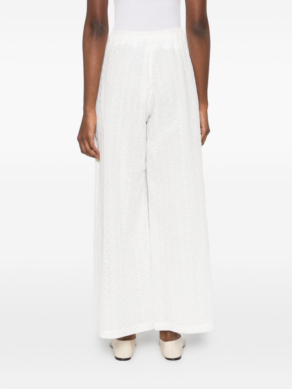 Forte Forte Women Embroidered Cotton Trousers FORTE FORTE