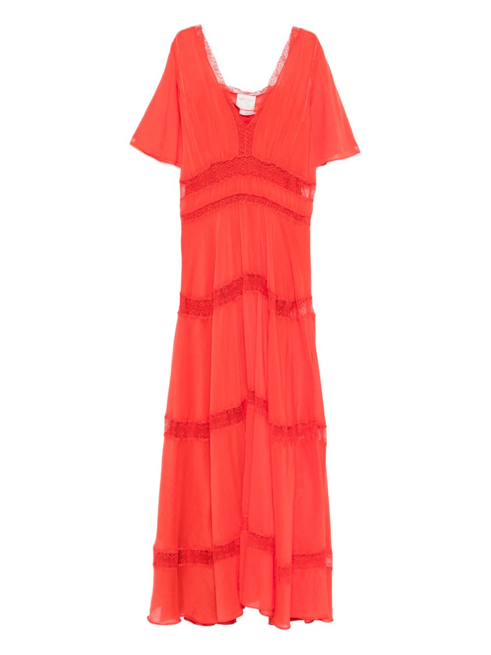 Forte Forte Women Cotton And Silk V-Necked Dress