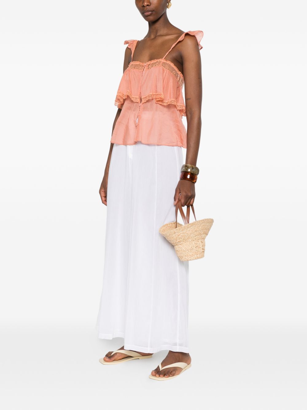 Forte Forte Women Cotton And Silk Voile Top FORTE FORTE