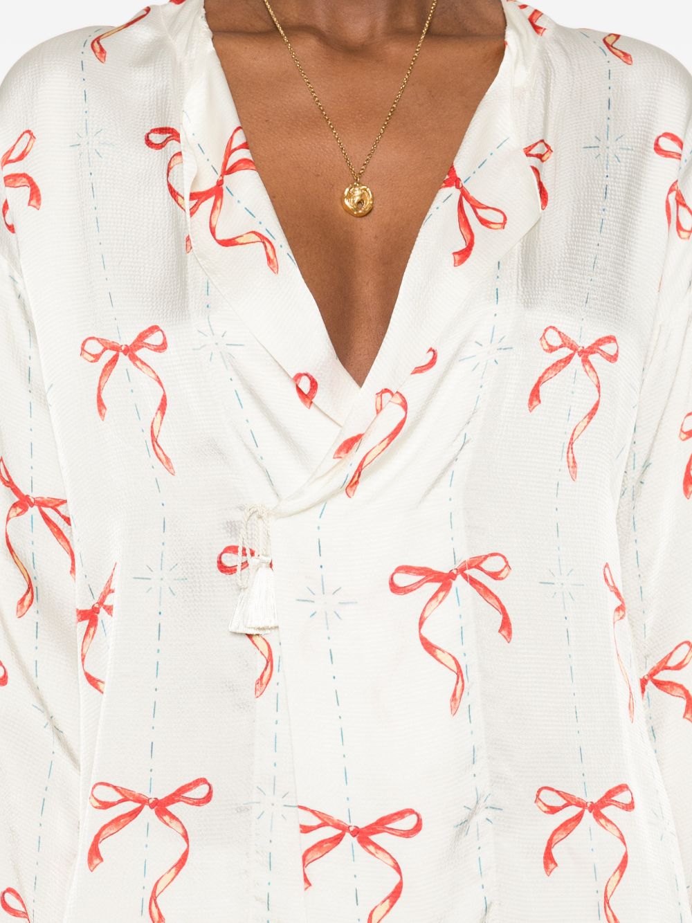 Forte Forte Women Printed Crossed Shirt FORTE FORTE