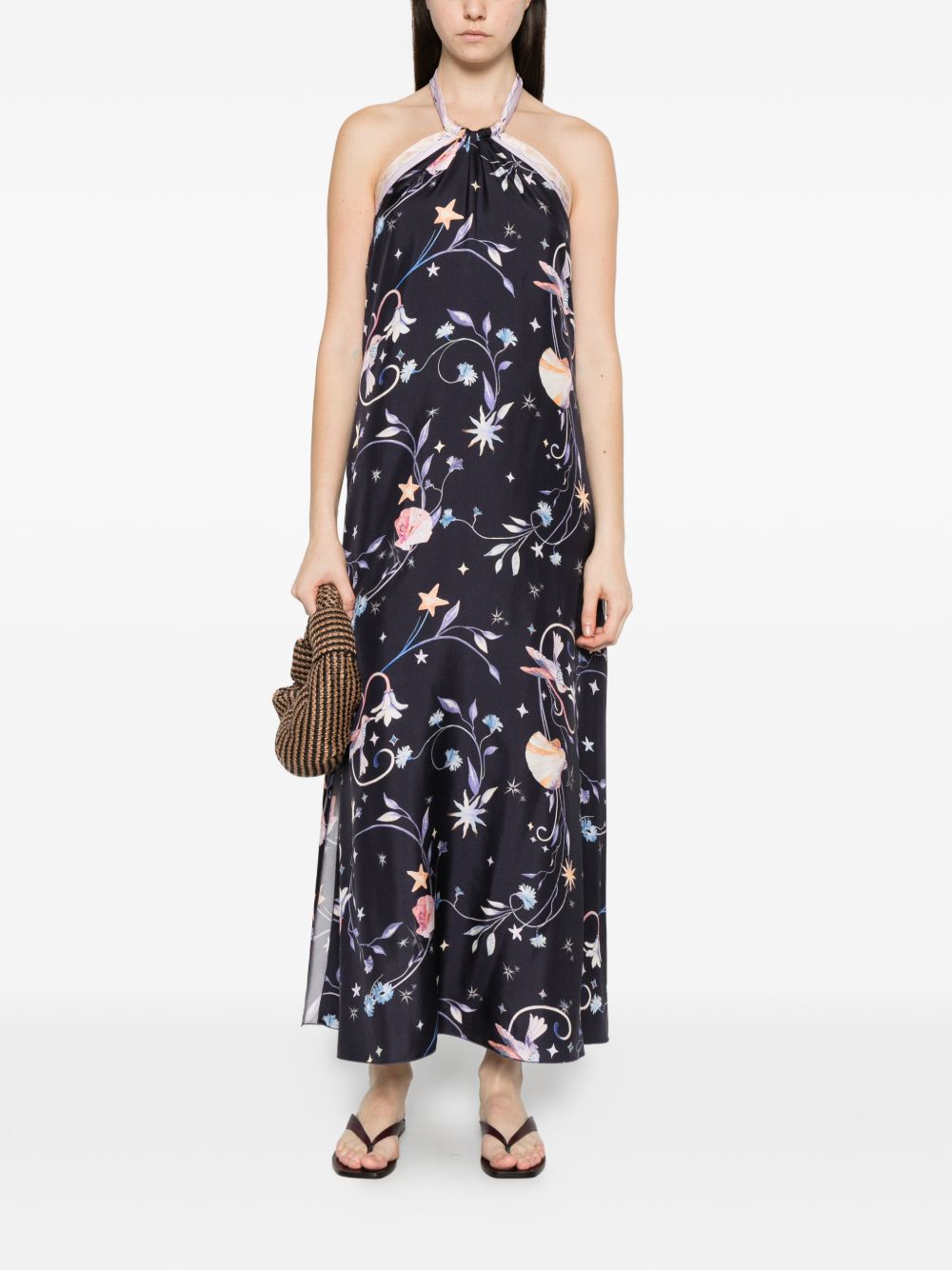 Forte Forte Women Printed Silk Dress FORTE FORTE