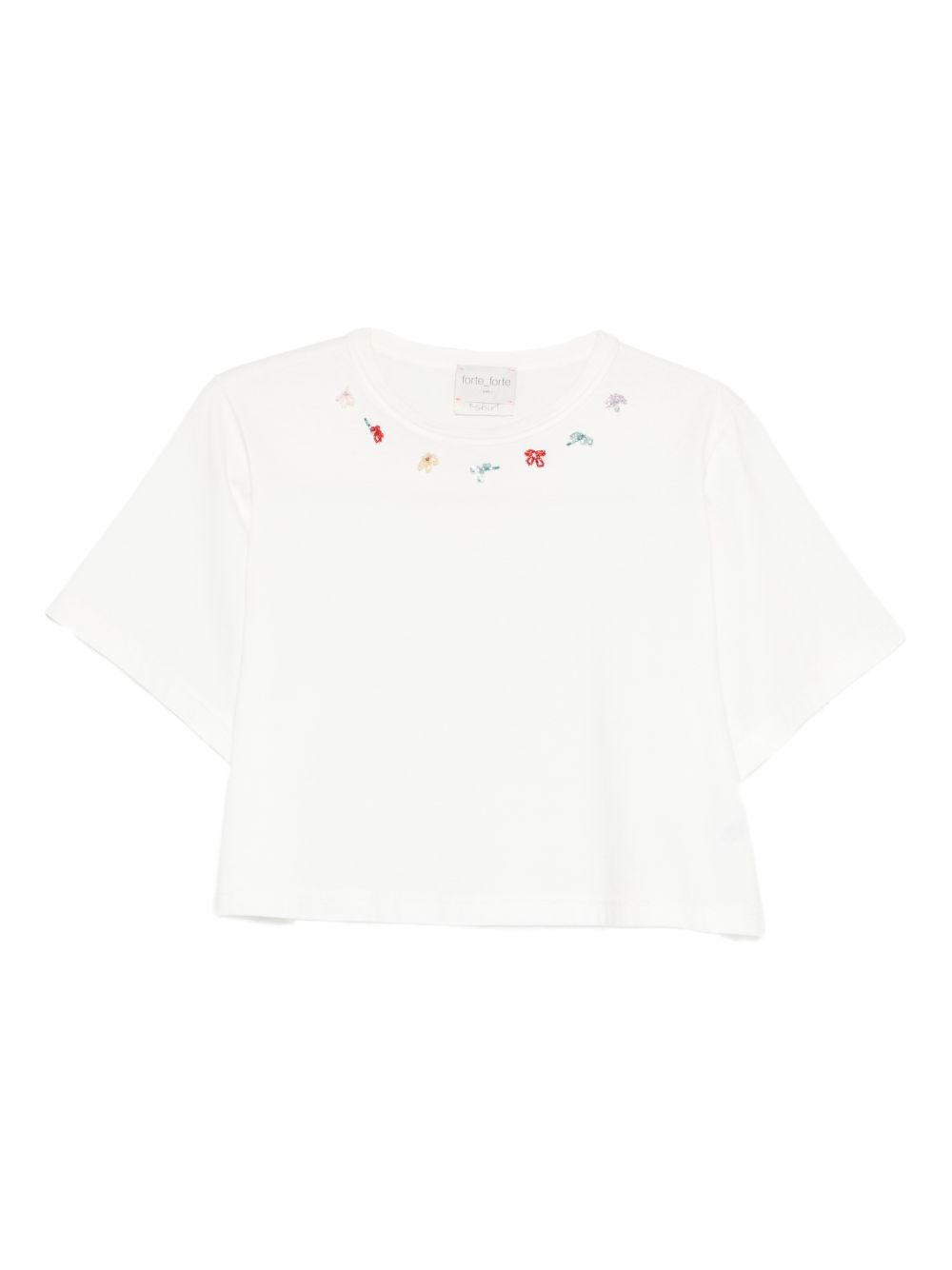 Forte Forte Women Embroidered Cotton T-Shirt FORTE FORTE