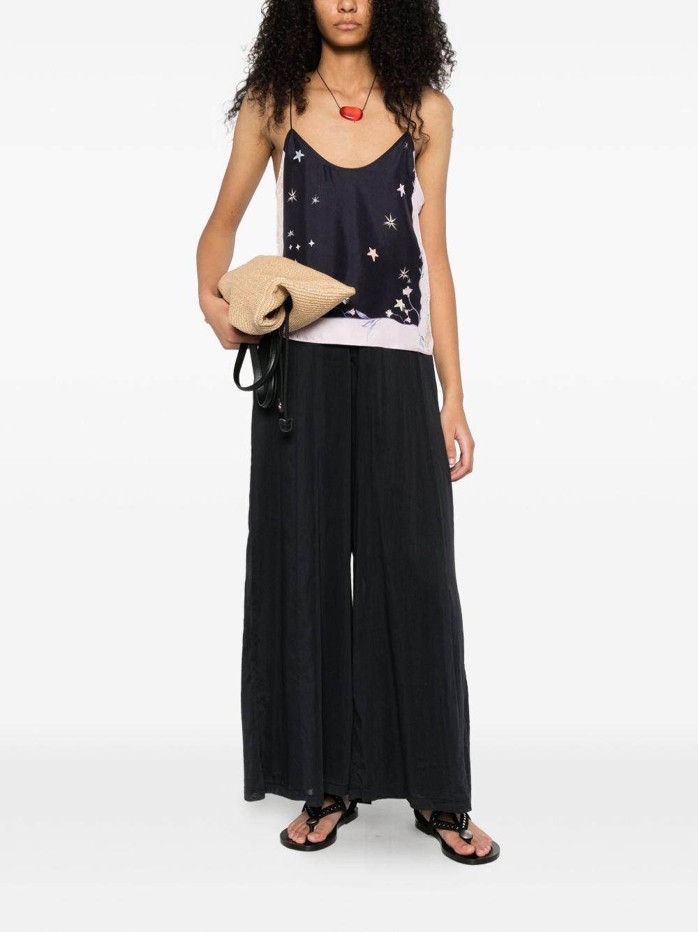 Forte Forte Women Voile Cotton And Silk Trousers