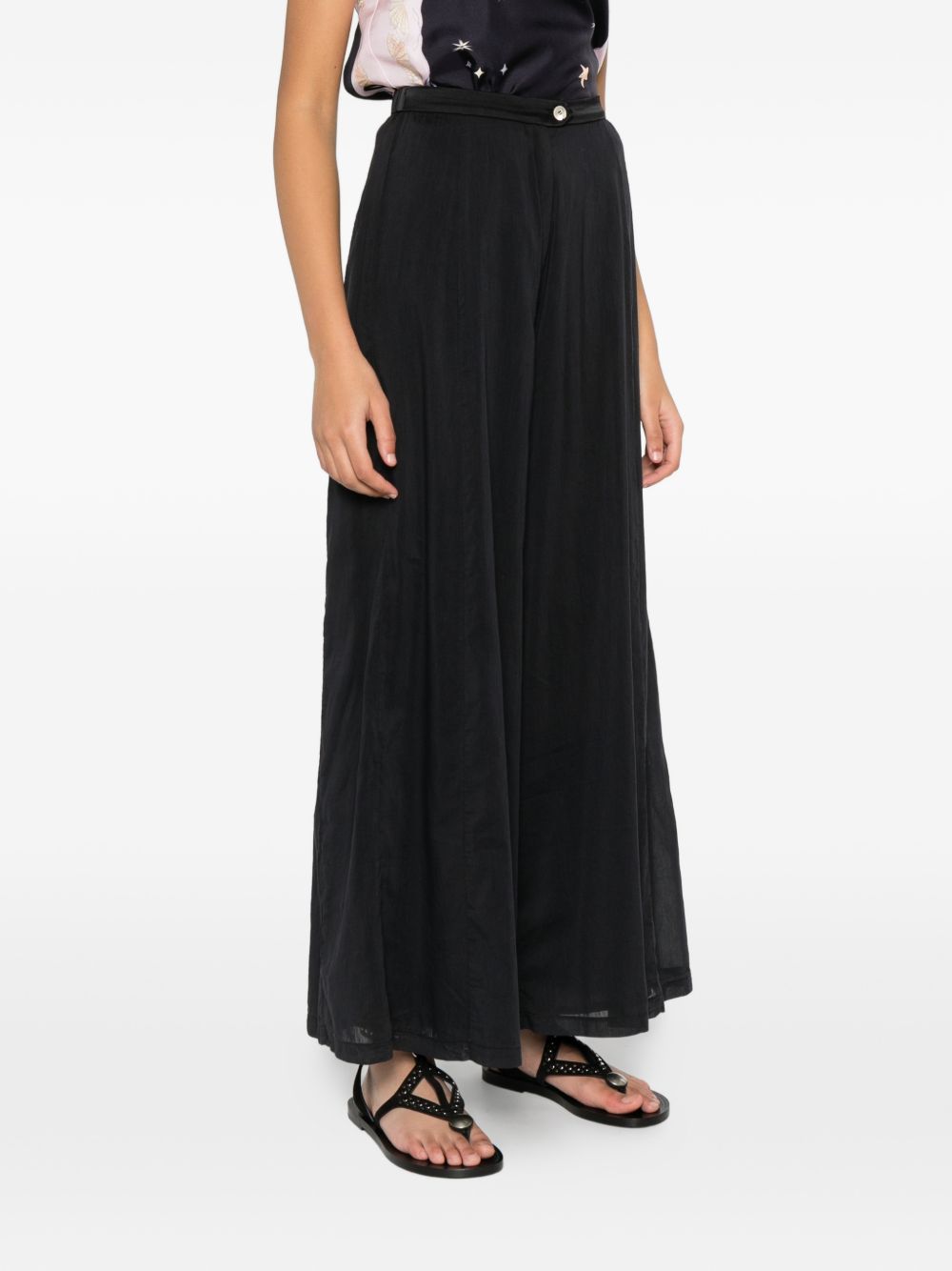 Forte Forte Women Voile Cotton And Silk Trousers