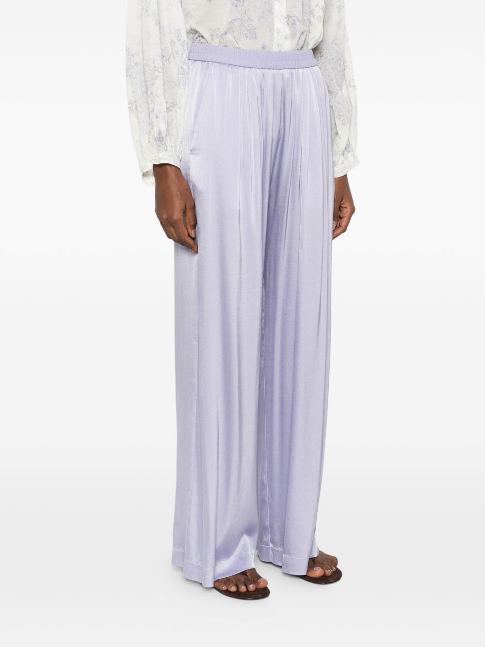 Forte Forte Women Silk Satin Trousers FORTE FORTE
